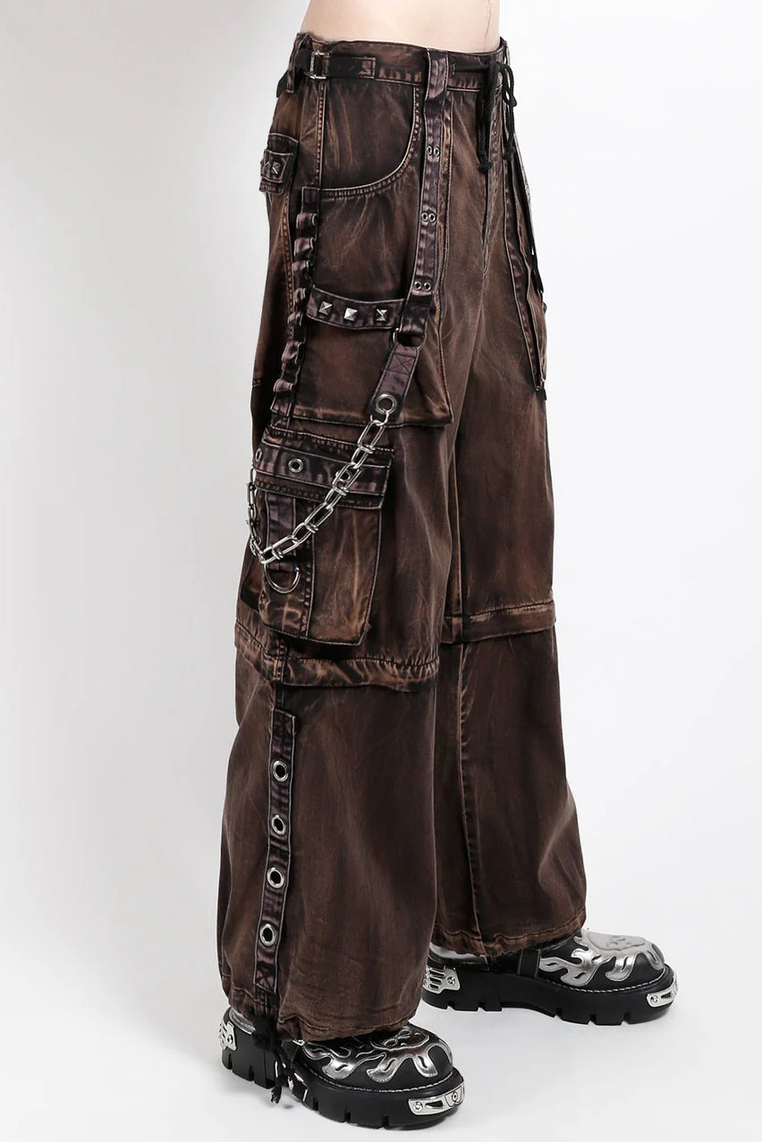 Tripp NYC Jungleland Pants [Black Bleach Steam Wash] - Image 2
