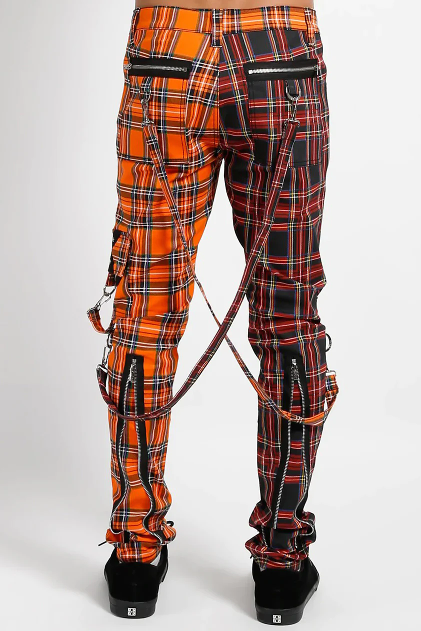 Tripp NYC Madness Pants [Black/Orange Plaid] - Image 3