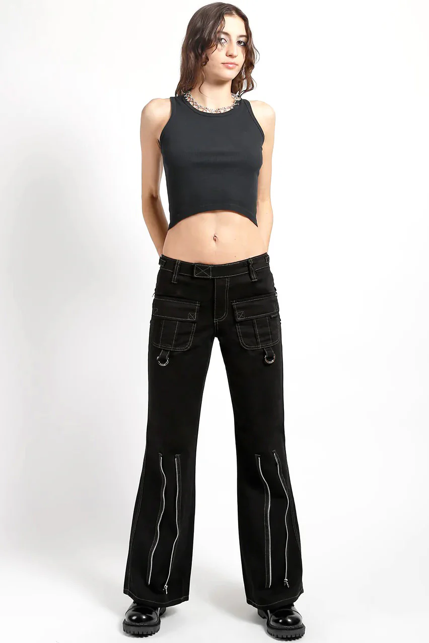 Tripp NYC Peace Cargo Pants [BLACK] - Image 5