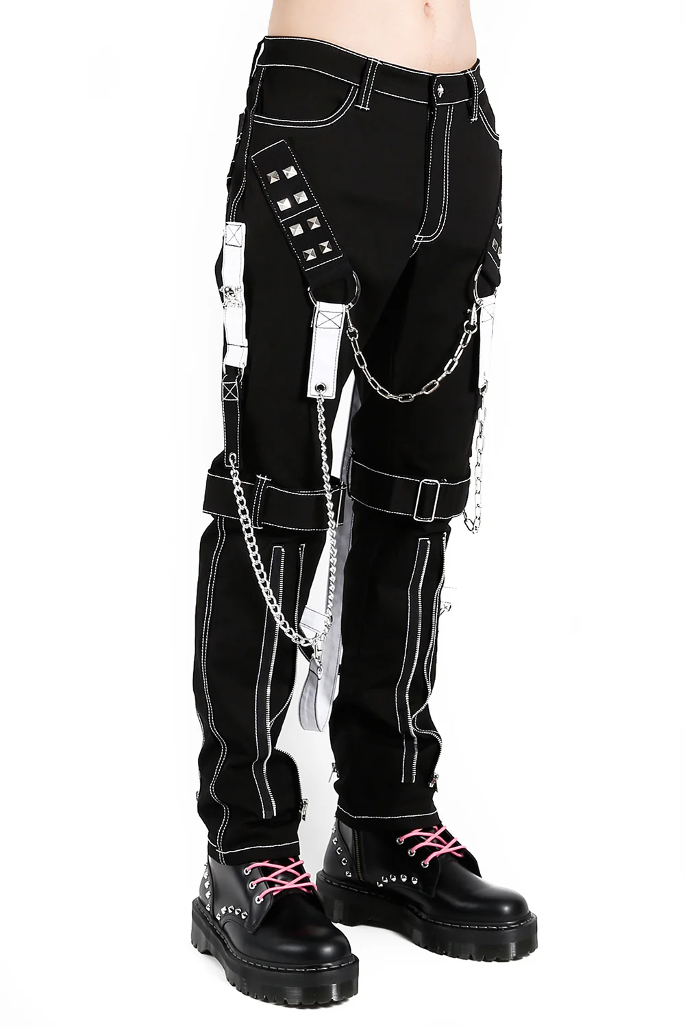 Tripp NYC Raider Pants [Black/White] - Image 4