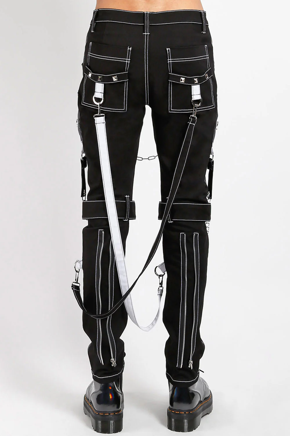 Tripp NYC Raider Pants [Black/White] - Image 7