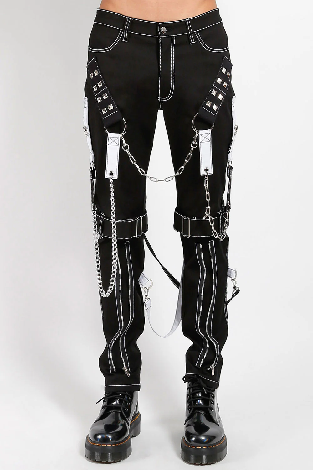 Tripp NYC Raider Pants [Black/White] - Image 8