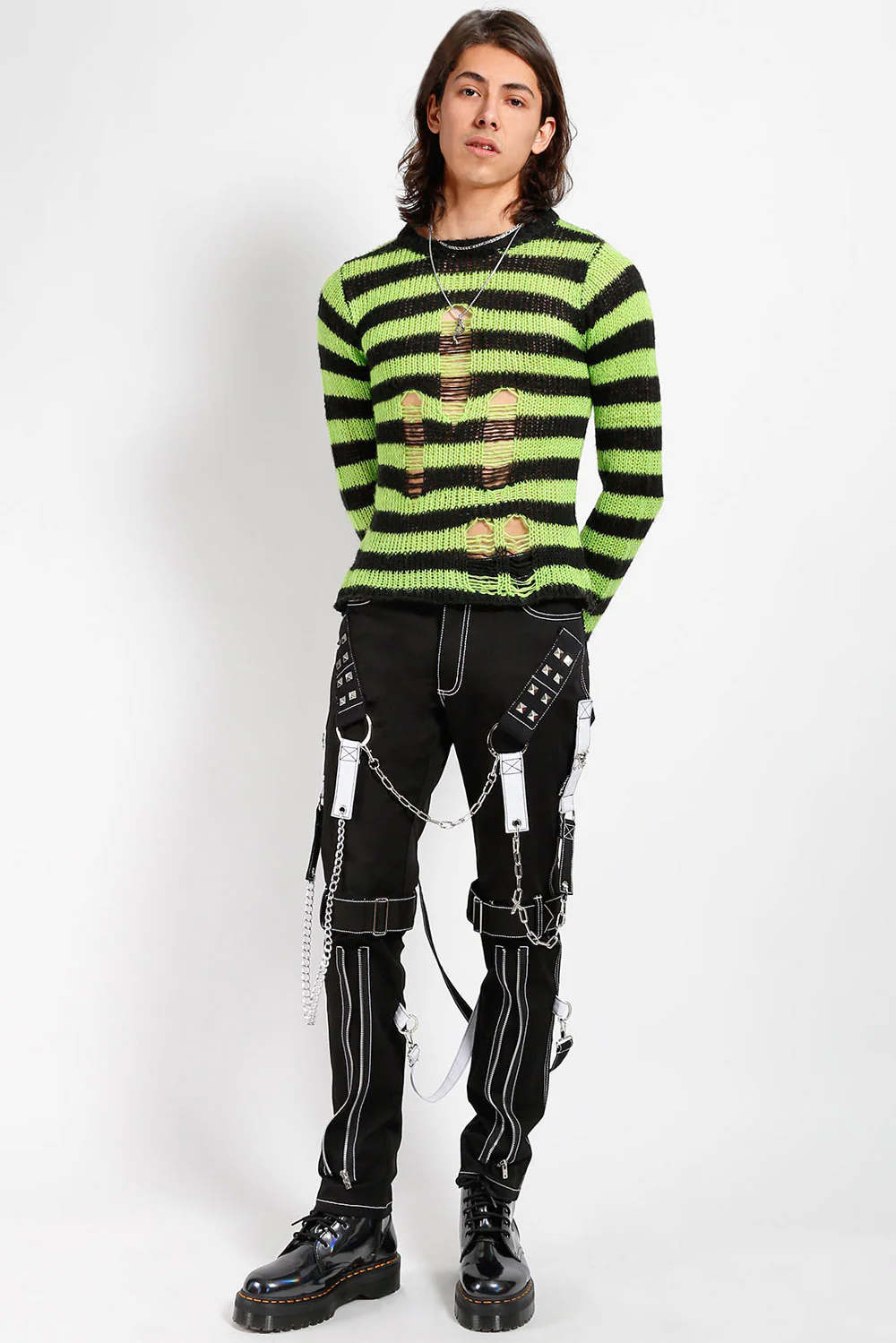 Tripp NYC Raider Pants [Black/White] - Image 9