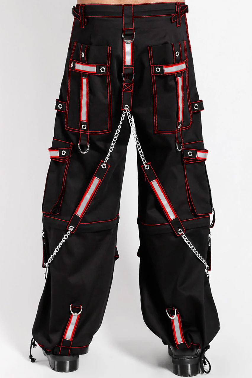 Tripp NYC Reflective Pants [BLK/RED] - Image 3