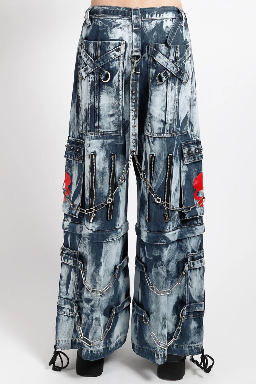 Tripp NYC Skull Pants [Indigo Denim Storm Wash] - Image 5