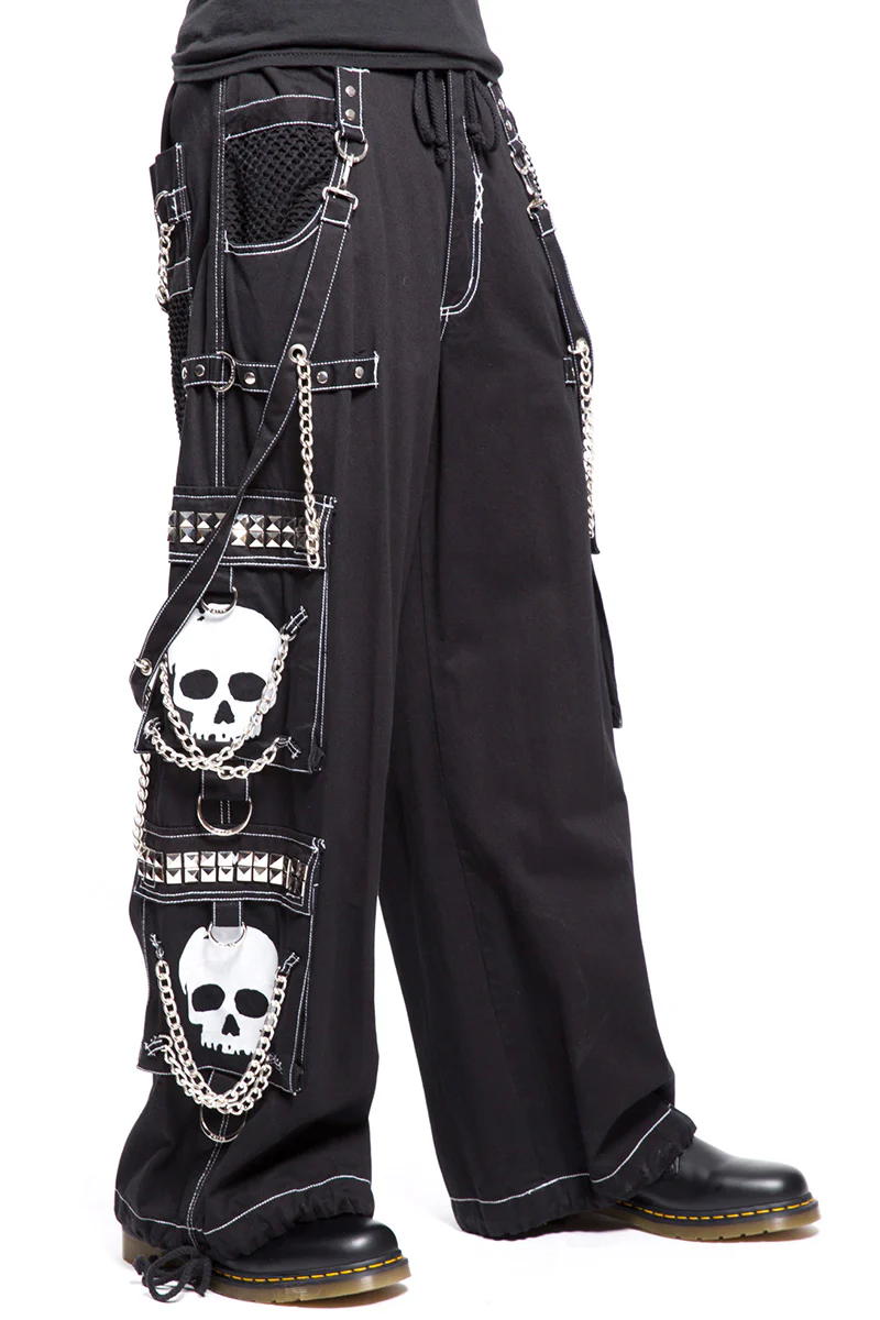 Tripp NYC Super Skull Pants [Black/White] - Image 3