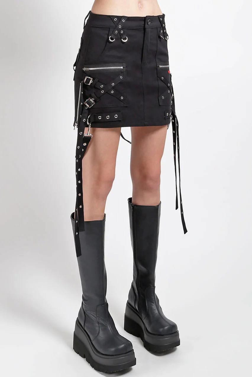 Tripp NYC Super Strap Skirt [Black] - Image 3
