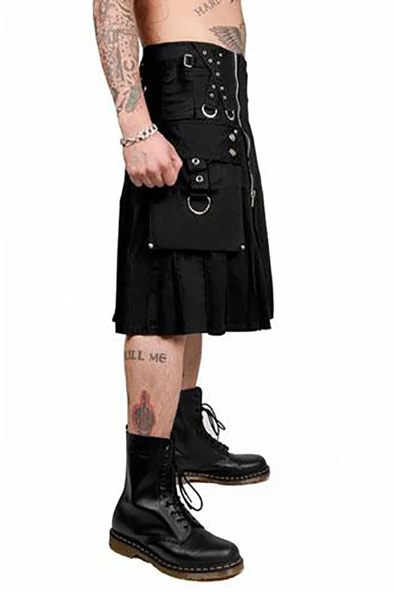 Tripp NYC Super Utility Kilt [Black] - Image 6