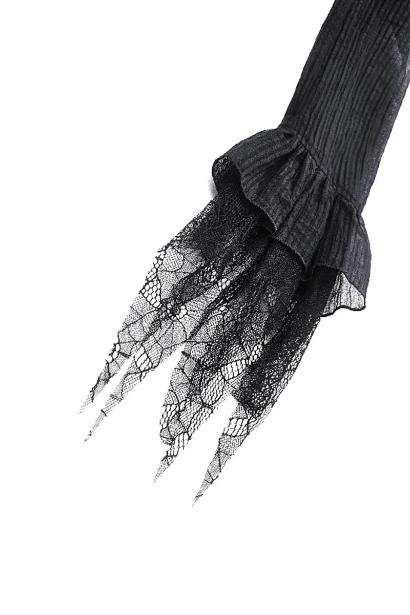 Twilight Witch Puff Shoulder Maxi Dress - Image 8