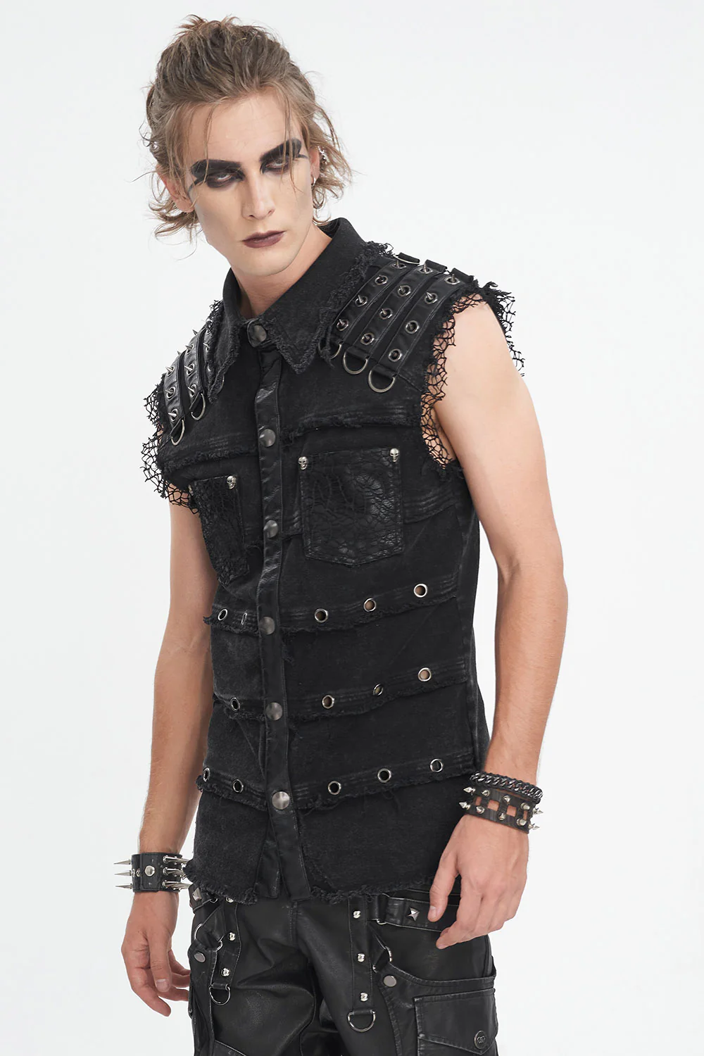Undead Distressed Vest - Image 2