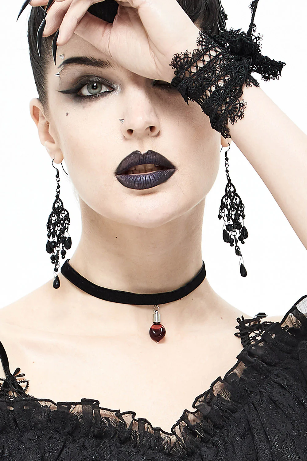 Vampire Blooddrop Choker - Image 2