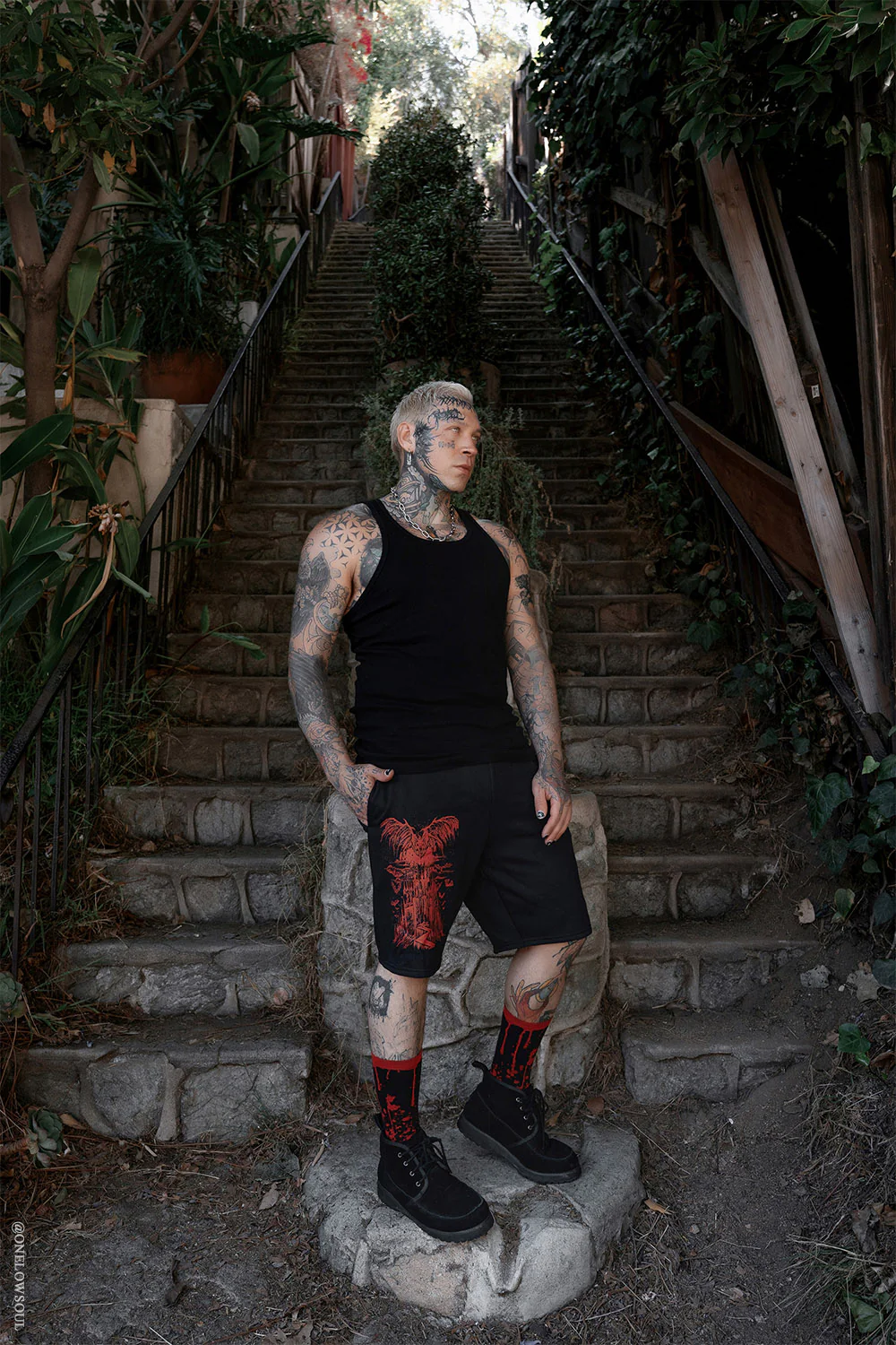 Vampire Castle Sweat Shorts [Unisex] - Image 8