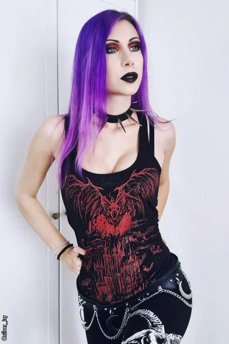 Vampire Castle T-shirt [BLOOD RED] - Image 12