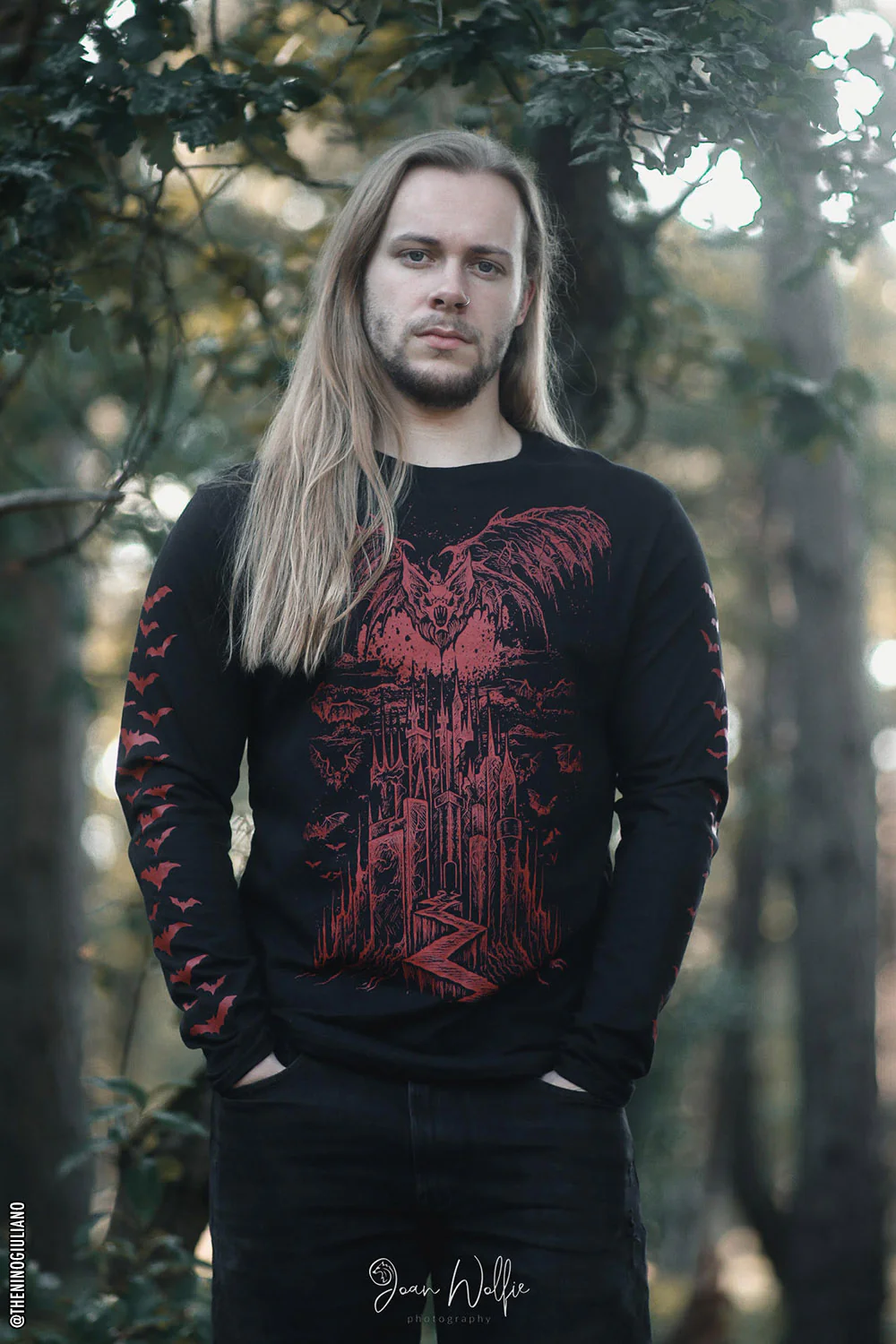 Vampire Castle T-shirt [BLOOD RED] - Image 13