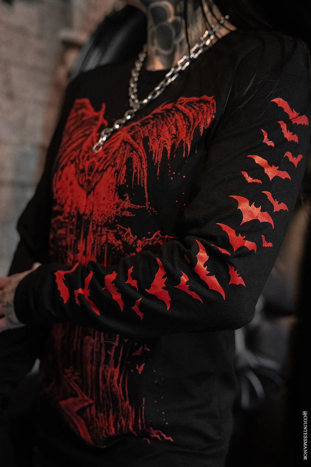Vampire Castle T-shirt [BLOOD RED] - Image 3