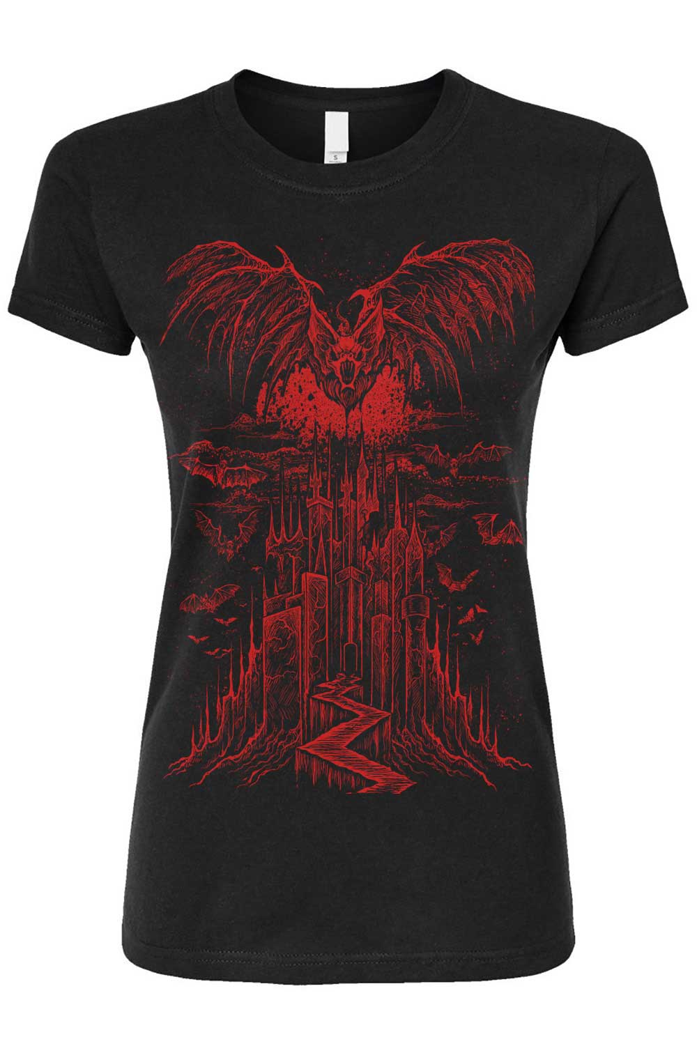 Vampire Castle T-shirt [BLOOD RED] - Image 7