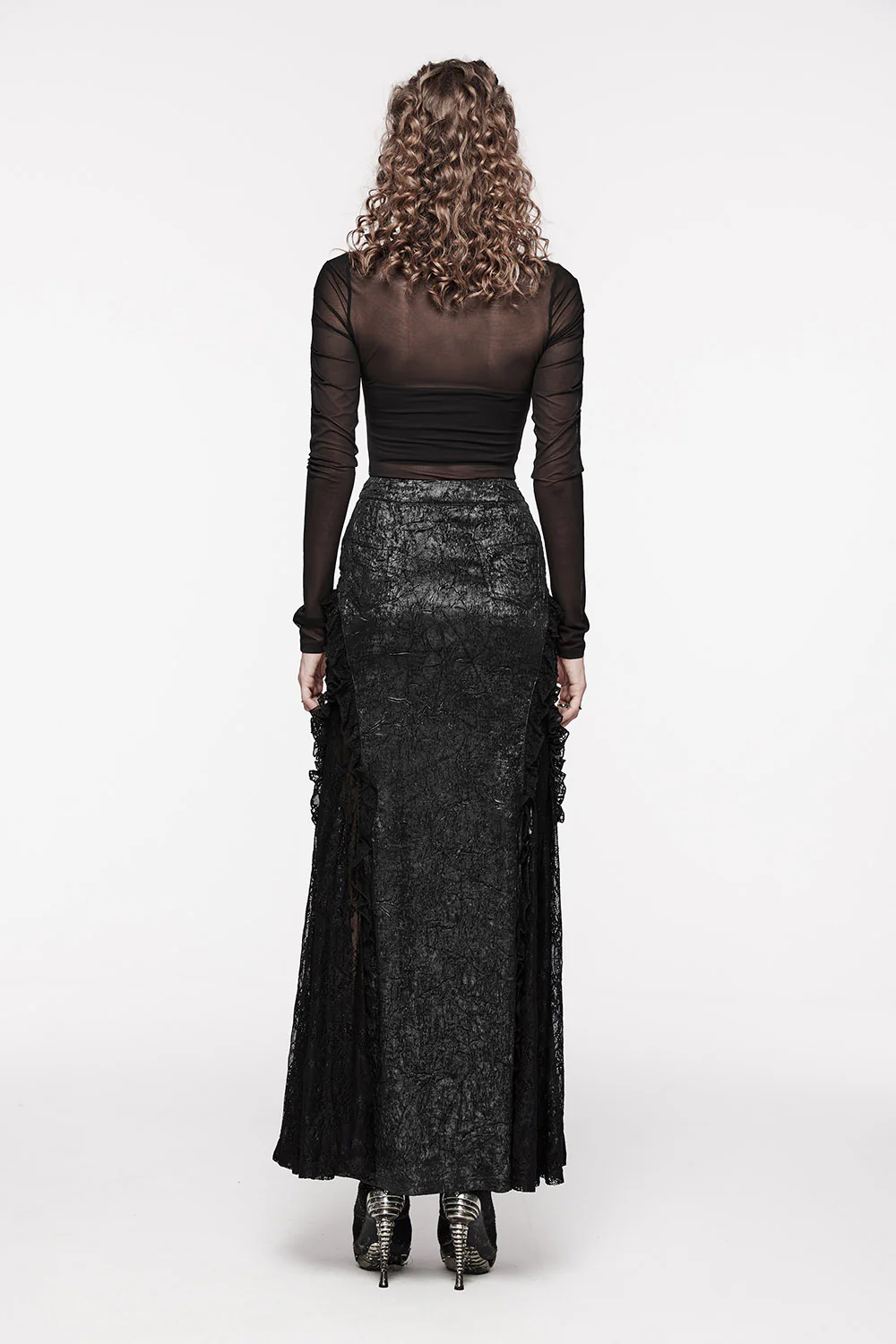 Vampire Goth Side Slit Skirt - Image 7