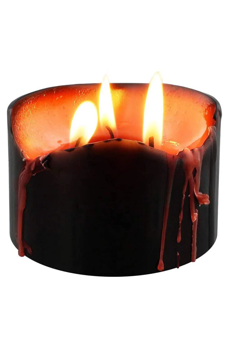 Vampire Tears Pillar Candle 3" Tall - Image 6