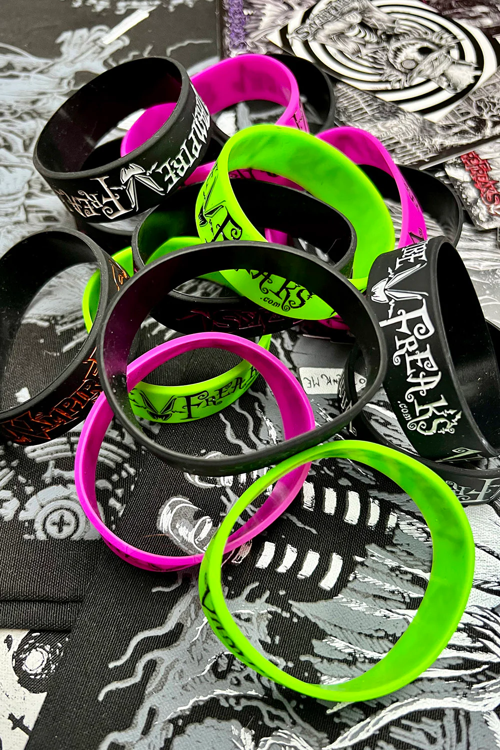 VampireFreaks Rubber Bracelets [4 Pack] - Image 9