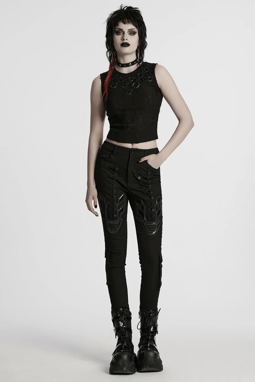 Vampyre Huntress Distressed Tank Top - Image 2
