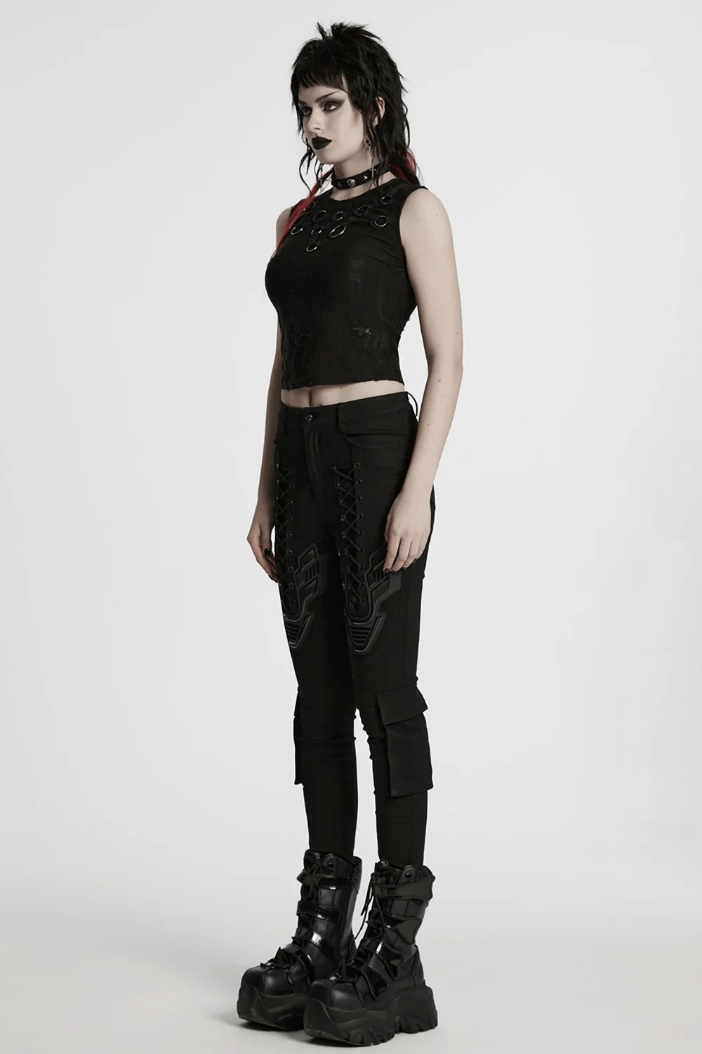 Vampyre Huntress Distressed Tank Top - Image 6