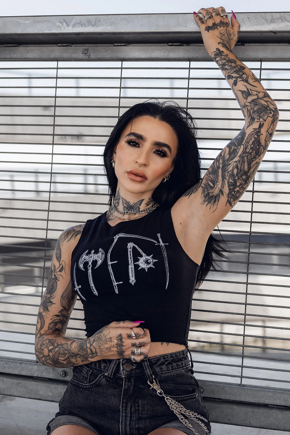 Van Helsing Crop Top - Image 7