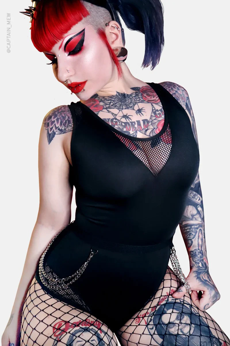 Venom Chain One Piece Swimsuit - Image 3