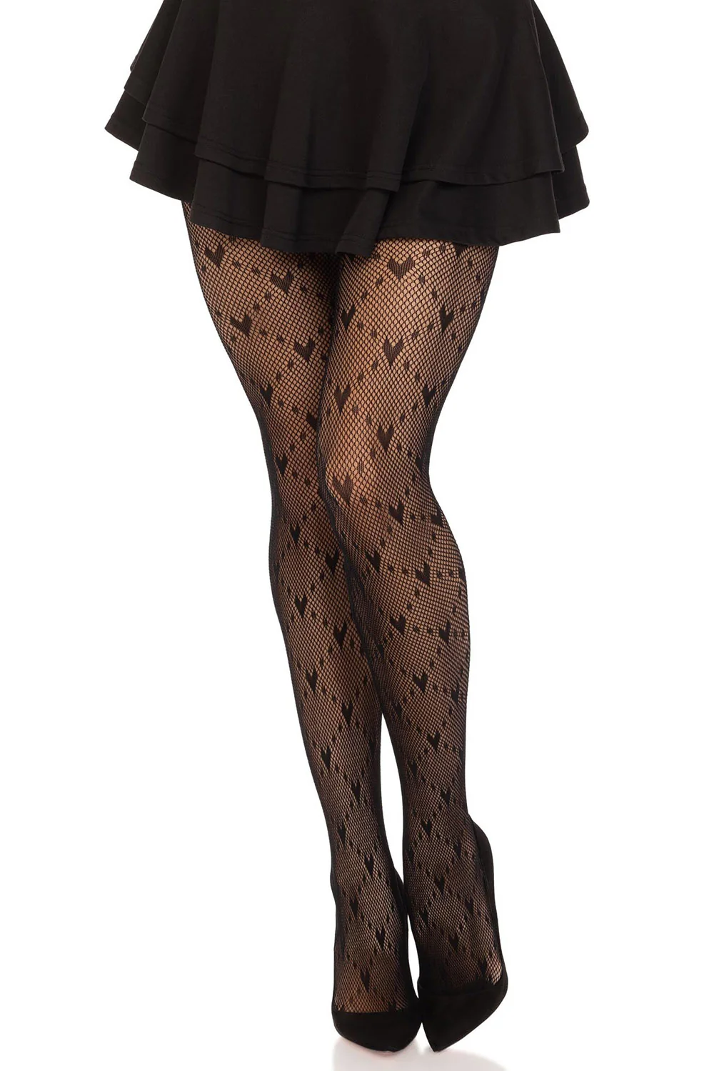 Versaille Valentine Fishnet Tights - Image 2