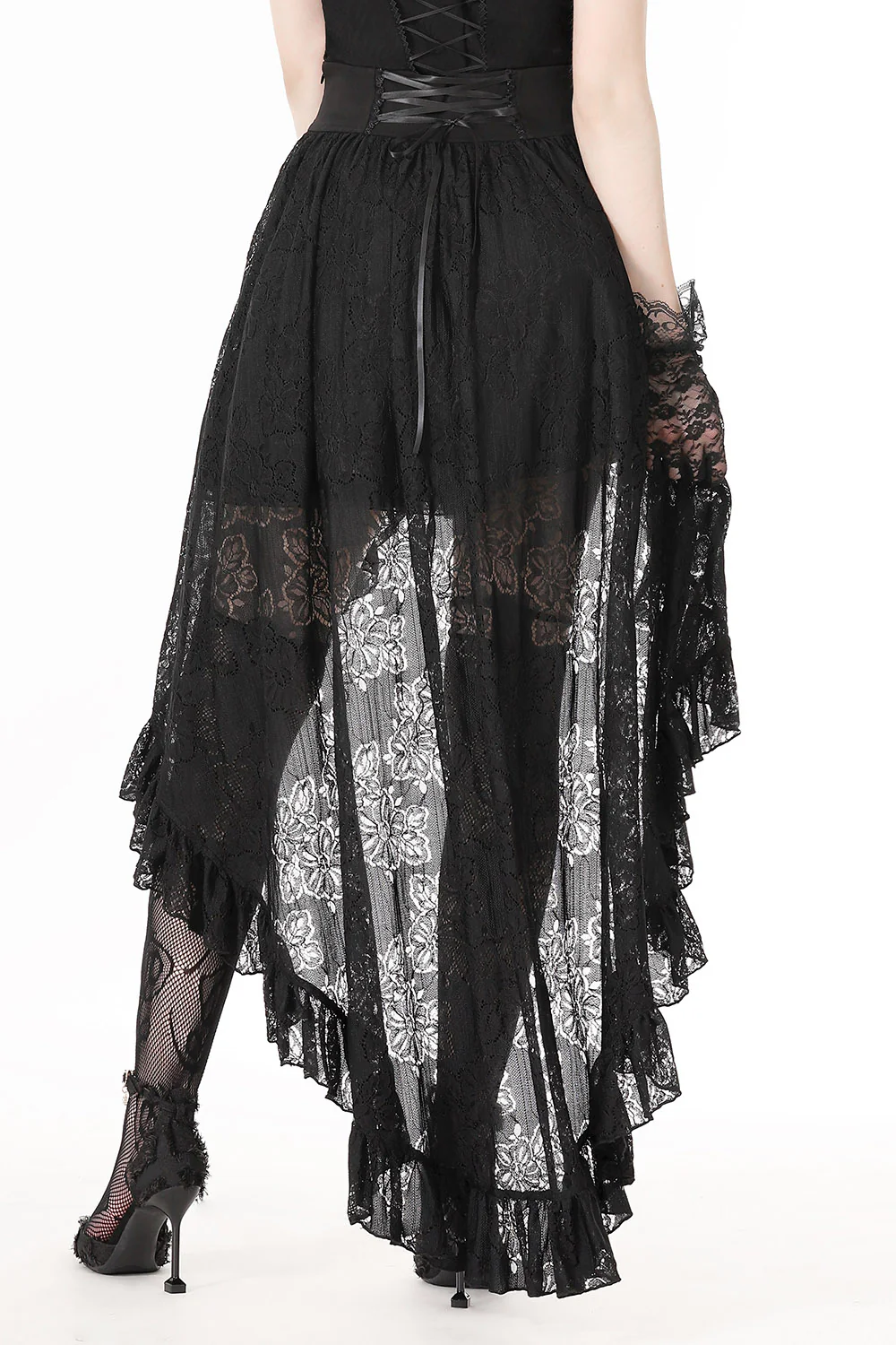 Victorian Gloom Harness Bustle Skirt - Image 3