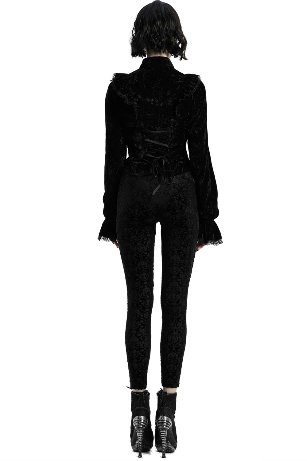Victorian Massacre Velvet Leggings - Image 6