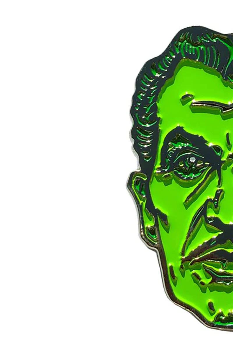 Vincent Price Classic Face Enamel Pin - Image 2