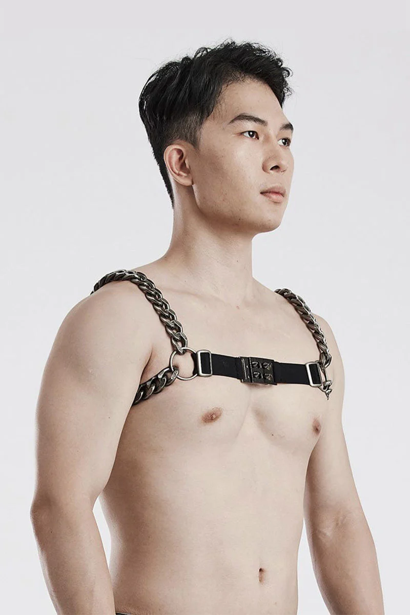 War Rig Heavy-Duty Chain Harness [Silver] - Image 3