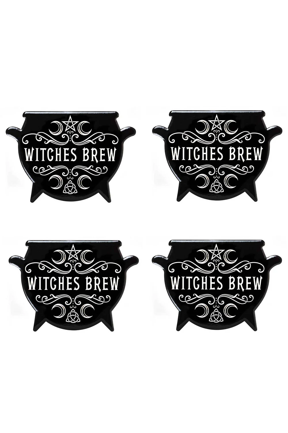 Witches Brew Cauldron Coaster Set - Image 2