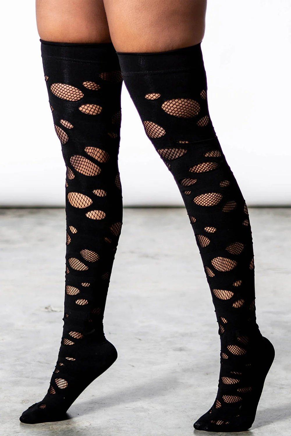 Wretched Soul Distress Socks [Black] - Image 2