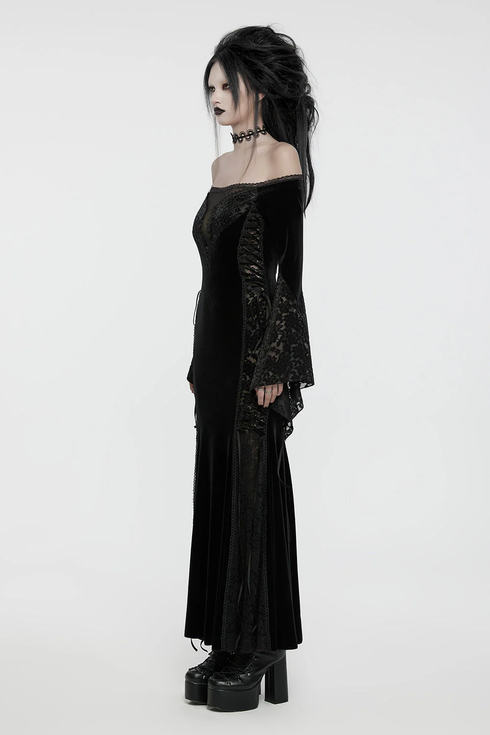 Wuthering Heights Flared Sleeve Dress - Image 4