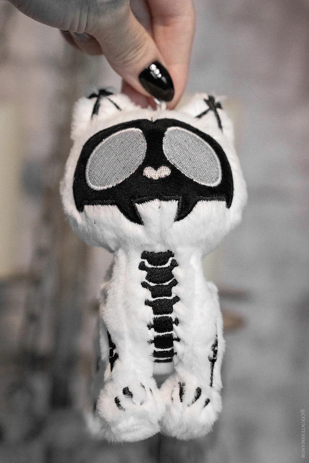 X-Ray Skelekitty Plush Keychain - Image 3