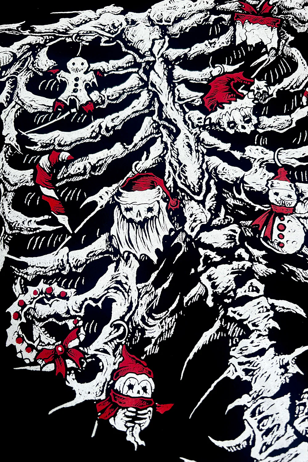 Xmas Skeleton Hoodie - Image 9