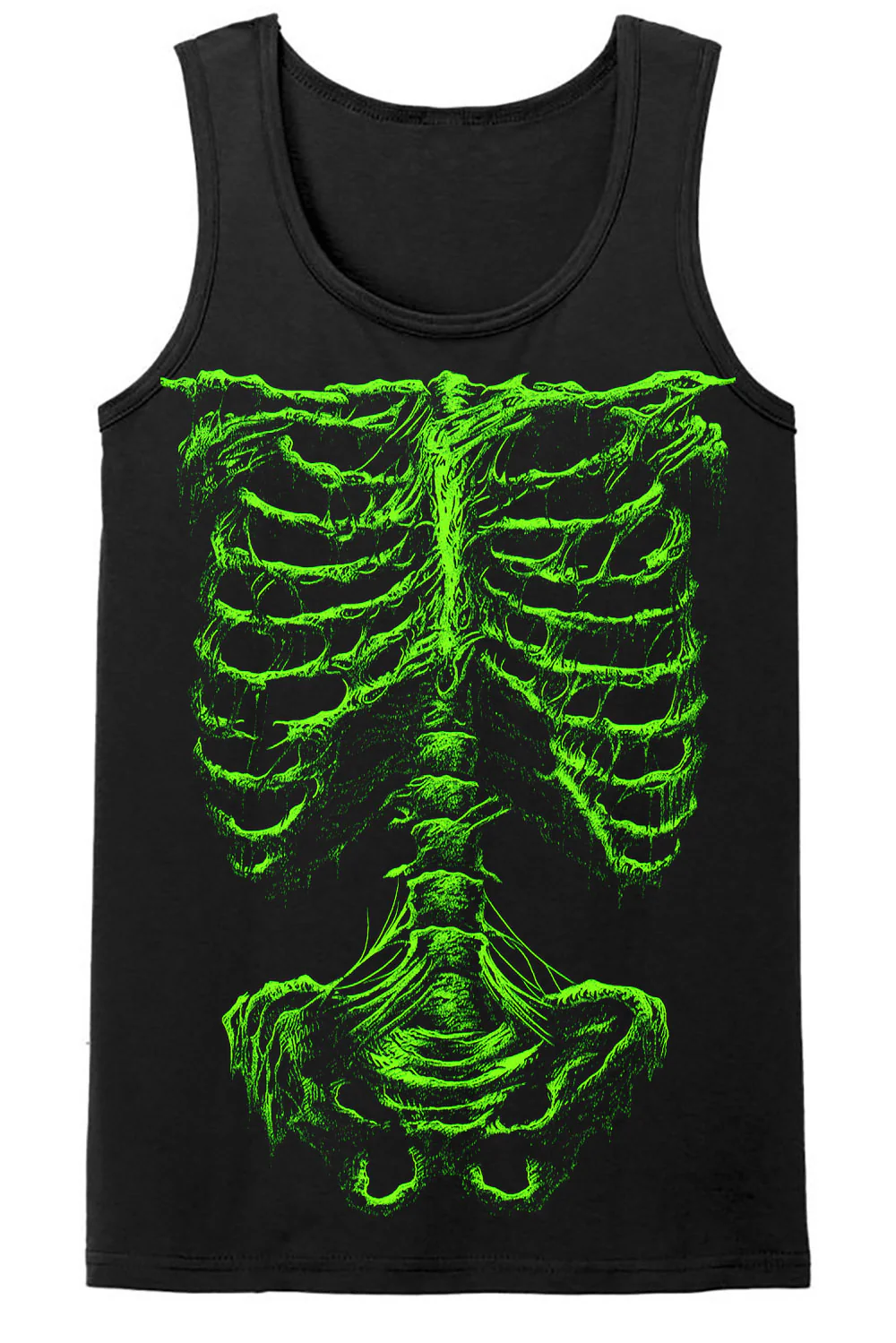 Zombie Rot Skeleton T-shirt [Monster Green] - Image 9